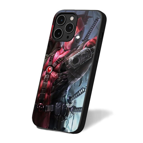 Deadpool Cool Sword Funny Movie Character iPhone 16 Case Cover