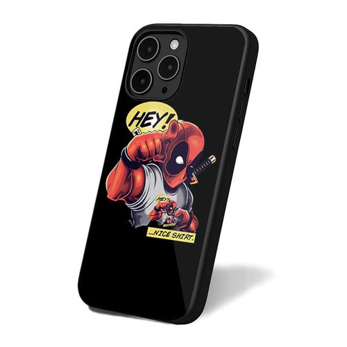 Deadpool Hey Nice Funny Parody iPhone 16 Case Cover