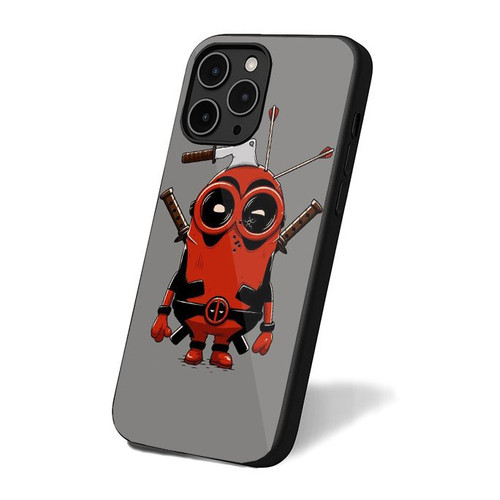 Deadpool Minion Blood Funny iPhone 16 Case Cover