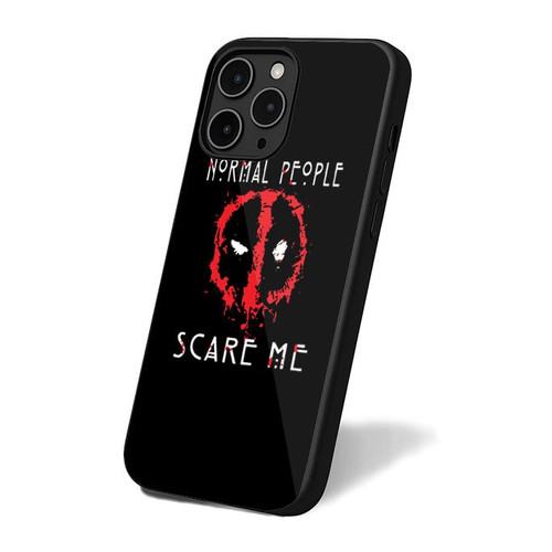 Deadpool Normal People Scare Me iPhone 16 Case Cover