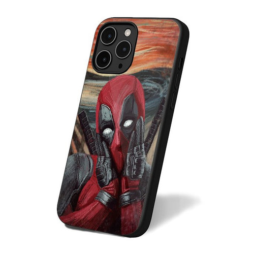 Deadpool Paint Art iPhone 16 Case Cover