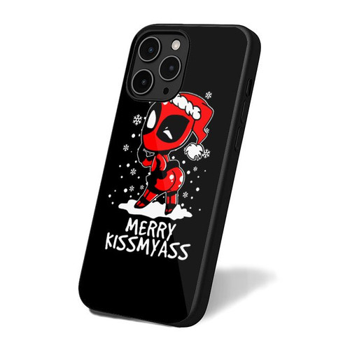 Deadpool Sexy Merry Kissmyass iPhone 16 Case Cover