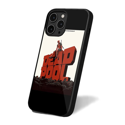 Deadpool Superhero Logo iPhone 16 Case Cover