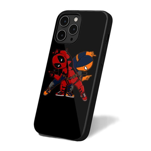 Deadpool Versus Deathstroke Funny Fusion iPhone 16 Case Cover