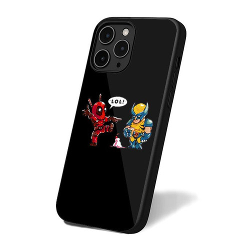 Deadpool Wolverine Ice Cream Marvel Superhero 1 iPhone 16 Case Cover