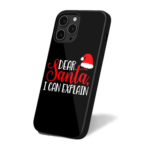 Dear Santa I Can Explain Classic Simple Art Retro Vintage iPhone 16 Case Cover