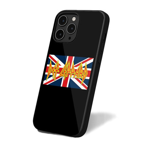 Def Leppard Band Logo British Flag iPhone 16 Case Cover