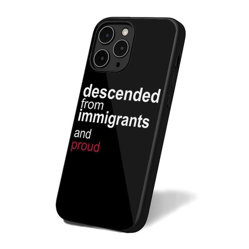 Descended From Immigrants Anti Trump Protest Trump iPhone 16 Case Cover