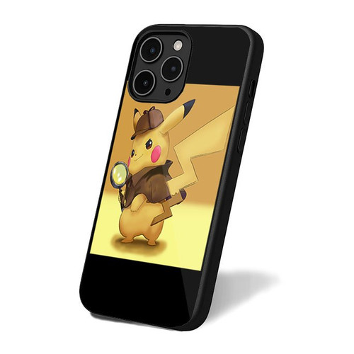 Detective Pikachu Fanart iPhone 16 Case Cover