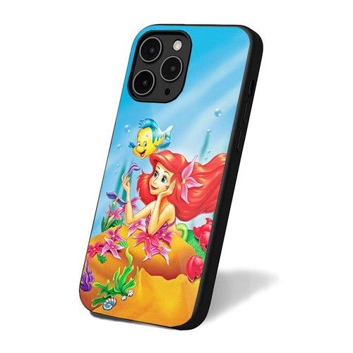 Disney Ariel And Flounder iPhone 16 Case Cover