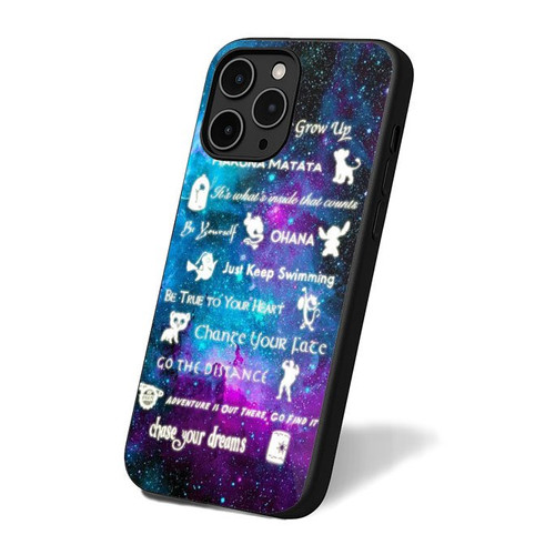 Disney Lessons Learned Galaxy Nebula iPhone 16 Case Cover