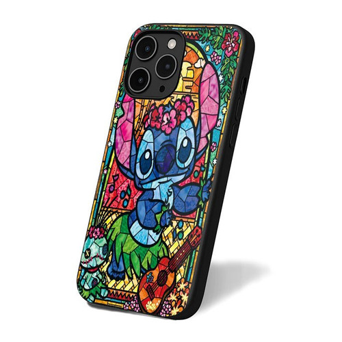 Disney Lilo And Stitch Stained Glass Fans Art iPhone 16 Case Cover Disney Lilo And Stitch Stained Glass Fans Art iPhone 16 Case Cover