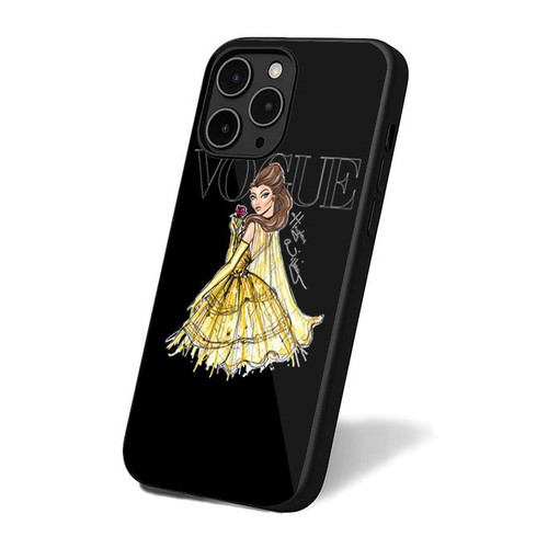 Disney Princess Belle Vogue Classic Vintage Retro Art Simple iPhone 16 Case Cover