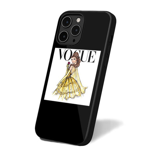 Disney Princess Belle Vogue Simple Classic Retro iPhone 16 Case Cover