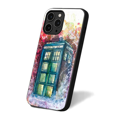 Doctor Who Tardis Art Print iPhone 16 Case Cover