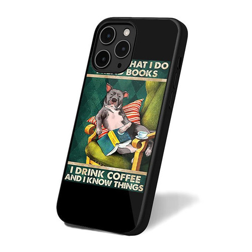 Dog Thats What I Do I Read Books I Drink iPhone 16 Case Cover