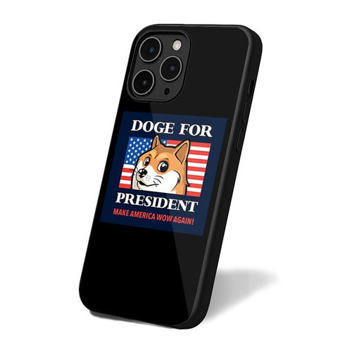 Doge For President Make America Wow Again iPhone 16 Case Cover Doge For President Make America Wow Again iPhone 16 Case Cover