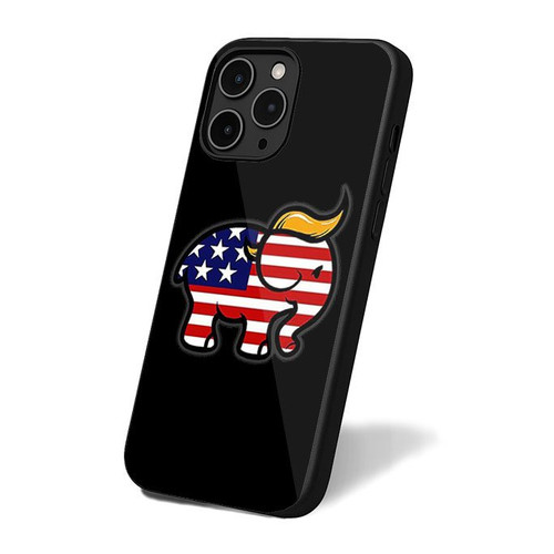 Donald Trump Republican Elephant Logo Ivory Ella iPhone 16 Case Cover