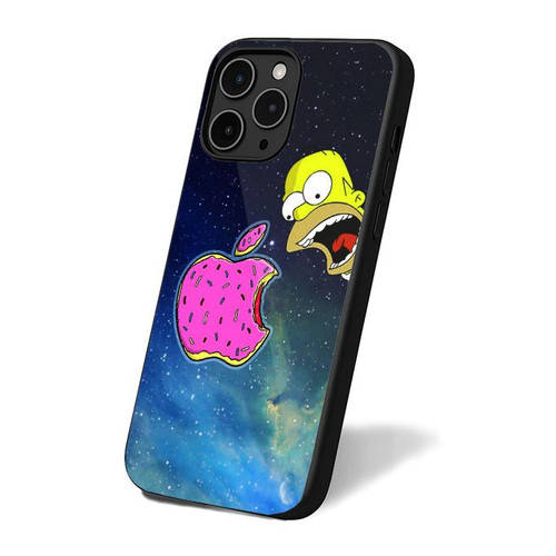 Donnut Simpsons Galaxy iPhone 16 Case Cover