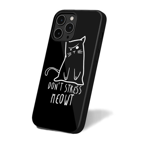 Don't Stress Meowt iPhone 16 Case Cover