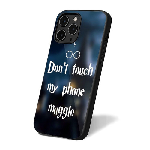 Don't Touch My Phone Muggle iPhone 16 Case Cover