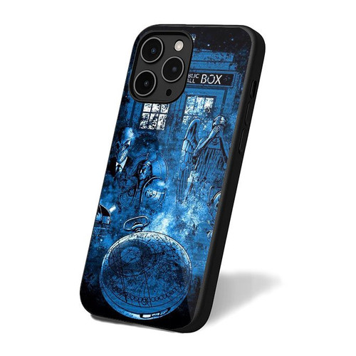 Dr Who Tardis Box Fun Art iPhone 16 Case Cover