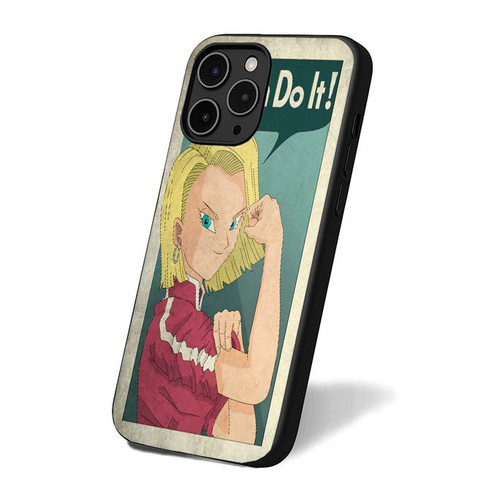 Dragon Ball Android 18 We Can Do It iPhone 16 Case Cover
