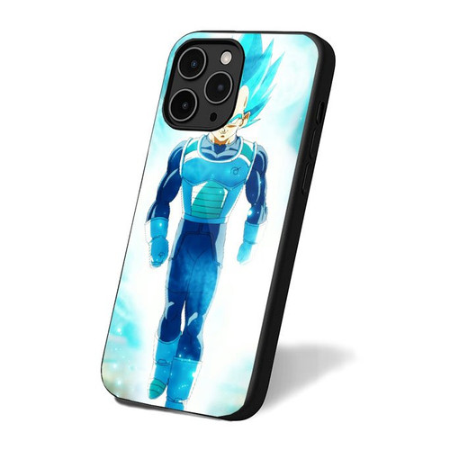 Dragon Ball Z Vegeta Goku Blue Super Saiyan iPhone 16 Case Cover