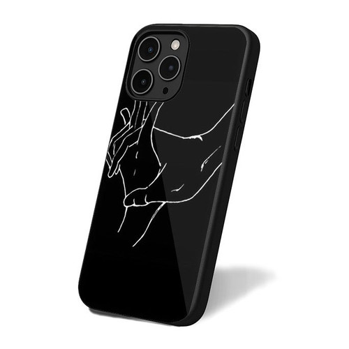 Drawings Of Holding Hand iPhone 16 Case Cover