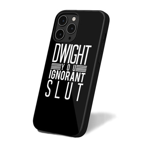 Dwight You Ignorant Slut Art Simple Vintage iPhone 16 Case Cover