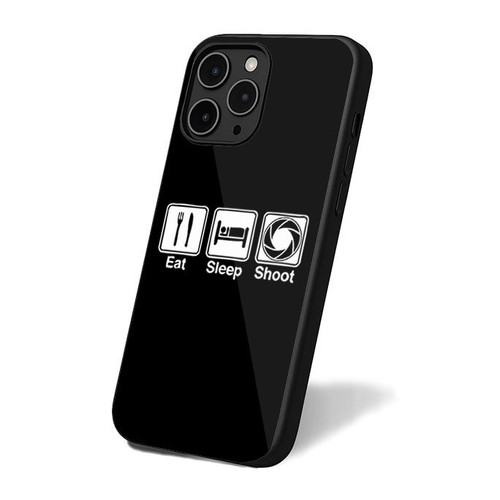 Eat Sleep Shoot iPhone 16 Case Cover