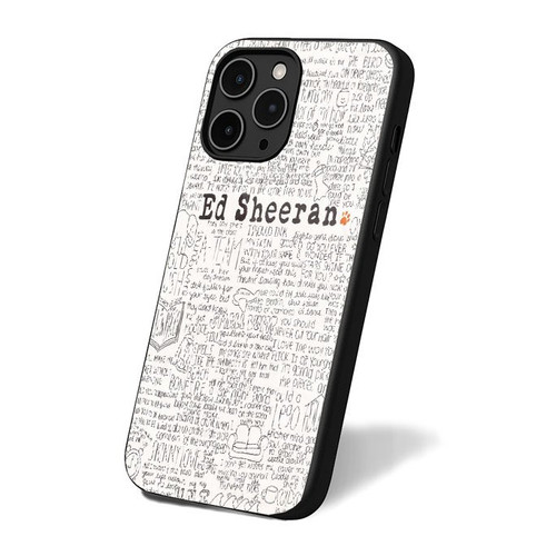 Ed Sheeran Lyrics Quotes iPhone 16 Case Cover