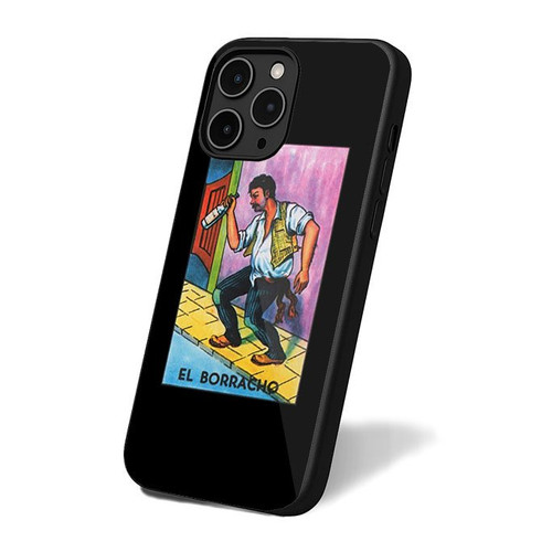 El Borracho Mexican The Drunk Loteria iPhone 16 Case Cover