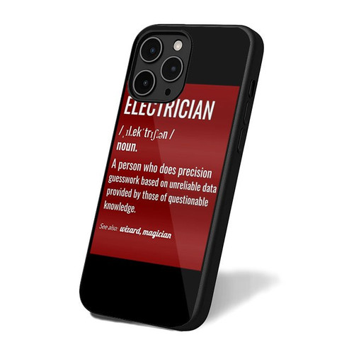 Electrician Definition iPhone 16 Case Cover