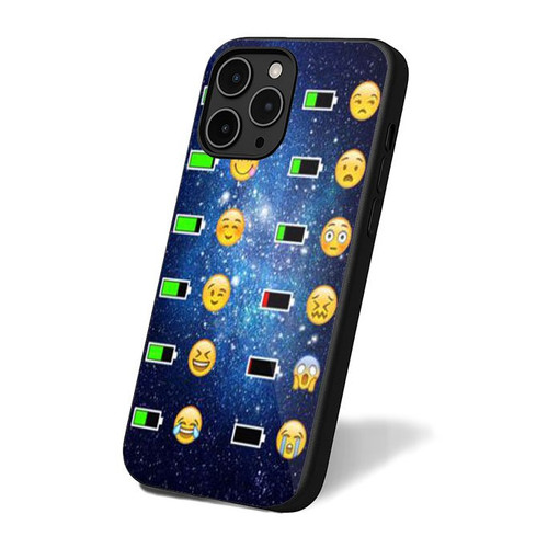 Emoji Face Battery Charge Image iPhone 16 Case Cover