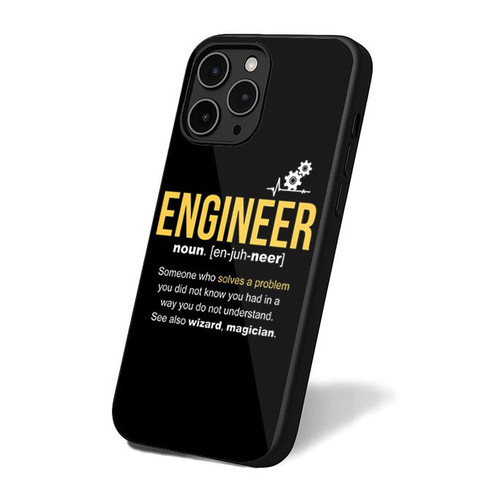 Engineer Definition Funny Vintage Simple Art iPhone 16 Case Cover