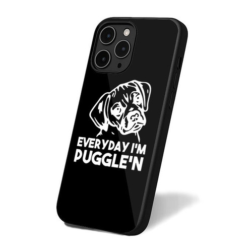 Everyday I'm Puggle'N Puggle 2 iPhone 16 Case Cover
