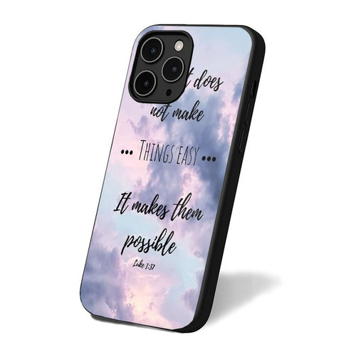 Faith It Does Not Make Things Easy iPhone 16 Case Cover Faith It Does Not Make Things Easy iPhone 16 Case Cover