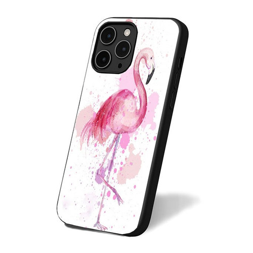 Flamingo Watercolor Painting 2 iPhone 16 Case Cover