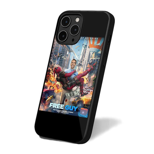 Free Guy Deadpool iPhone 16 Case Cover