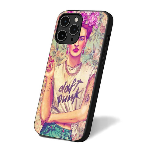 Frida Kahlo Daft Punk Classic Simple Retro Vintage Art iPhone 16 Case Cover