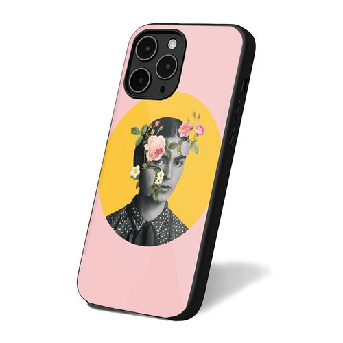 Frida Kahlo Flowerful Face iPhone 16 Case Cover