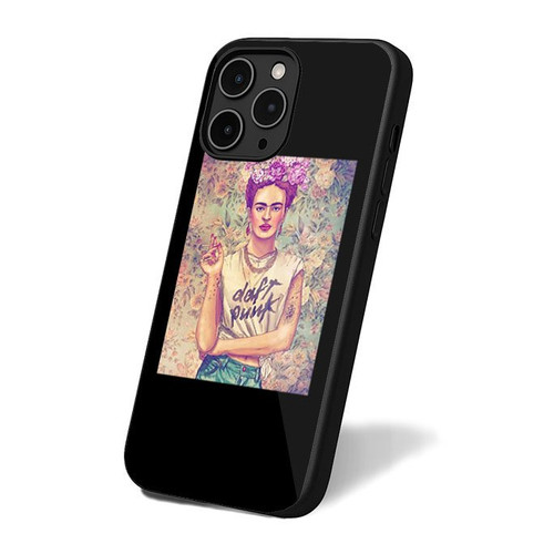 Frida Kahlo Smoke Badass Daft Punk iPhone 16 Case Cover