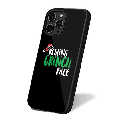 Funny Adult Christmas Resting Grinch Face Christmas Graphic Mommy And Me iPhone 16 Case Cover