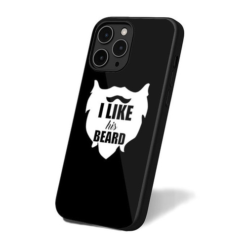 Funny Couples I Like His Beard iPhone 16 Case Cover