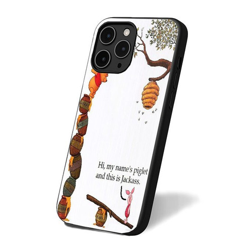 Funny Piglet Honey Jump Sad iPhone 16 Case Cover