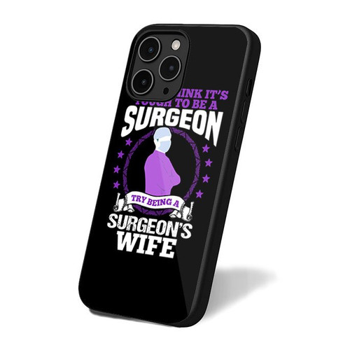 Funny Surgeon Wife Husband iPhone 16 Case Cover