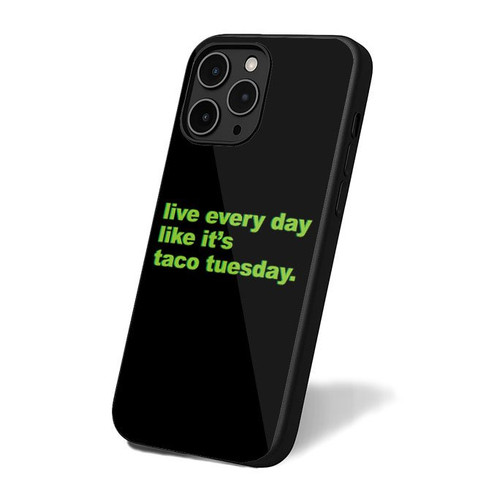 Funny Taco Live Every Day Like It's Taco Tuesday Typography Funny Mexican Meme iPhone 16 Case Cover Funny Taco Live Every Day Like It's Taco Tuesday Typography Funny Mexican Meme iPhone 16 Case Cover