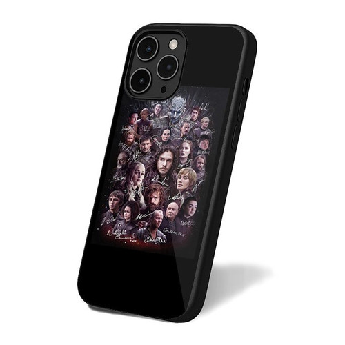 Game Of Thrones Character Signature iPhone 16 Case Cover