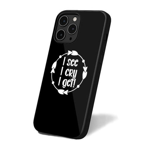 Gender Neutral I See I Cry I Get iPhone 16 Case Cover